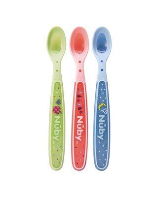 Nuby Little Moments Hot Safe Spoon - 2 Pc